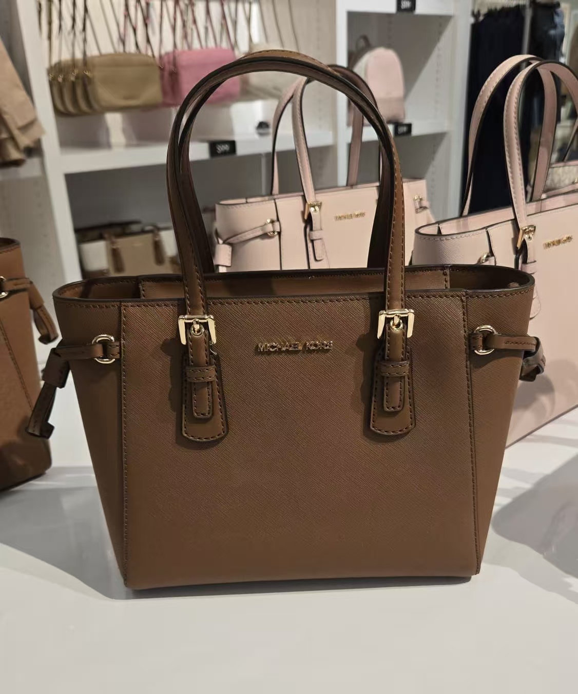【預購】Michael Kors H052388 Voyager 啡色托特包
