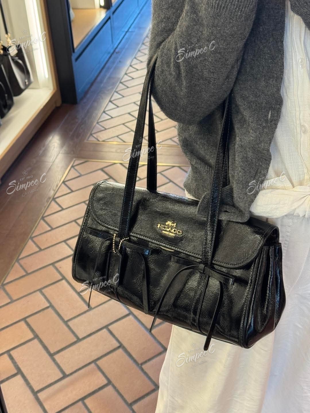 Coach Bridget Flap Shoulder Bag 蝴蝶結限定版
