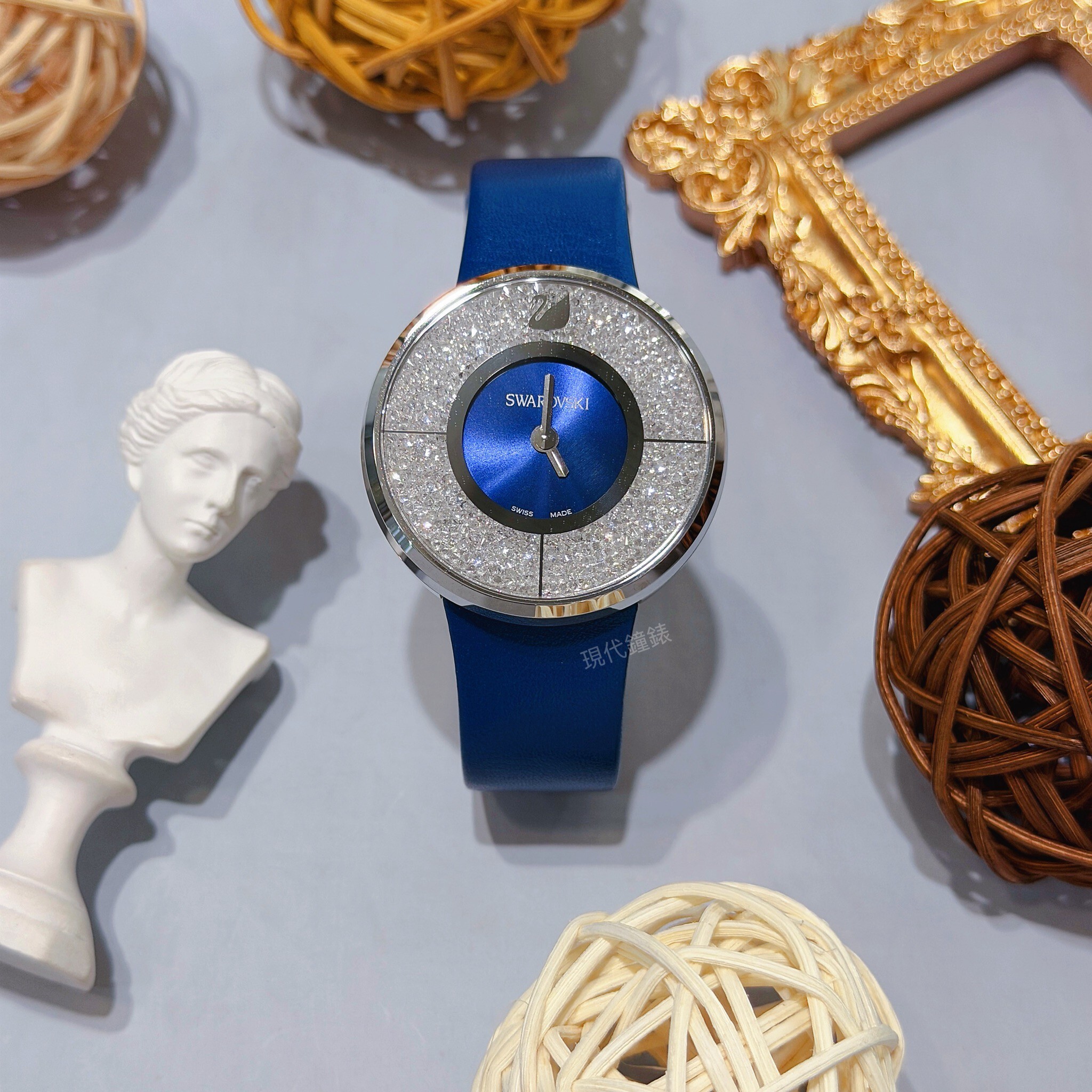 【SWAROVSKI施華洛世奇】施華洛世奇璀璨女腕錶1184026 39mm 現代鐘錶