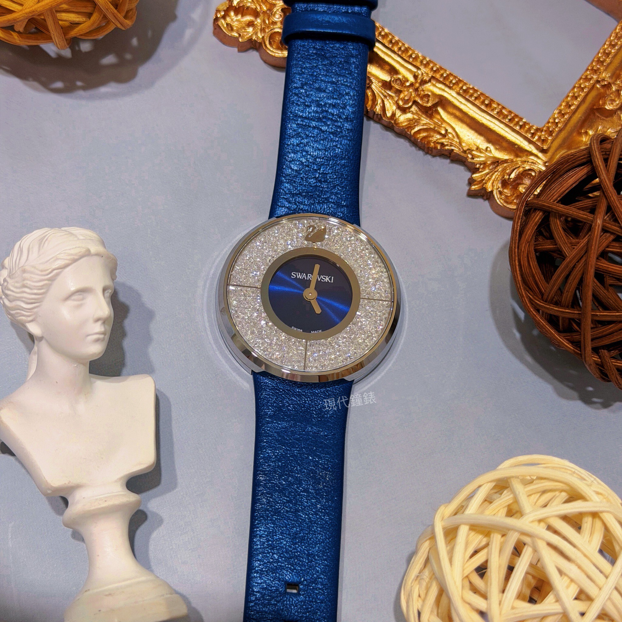 【SWAROVSKI施華洛世奇】施華洛世奇璀璨女腕錶1184026 39mm 現代鐘錶