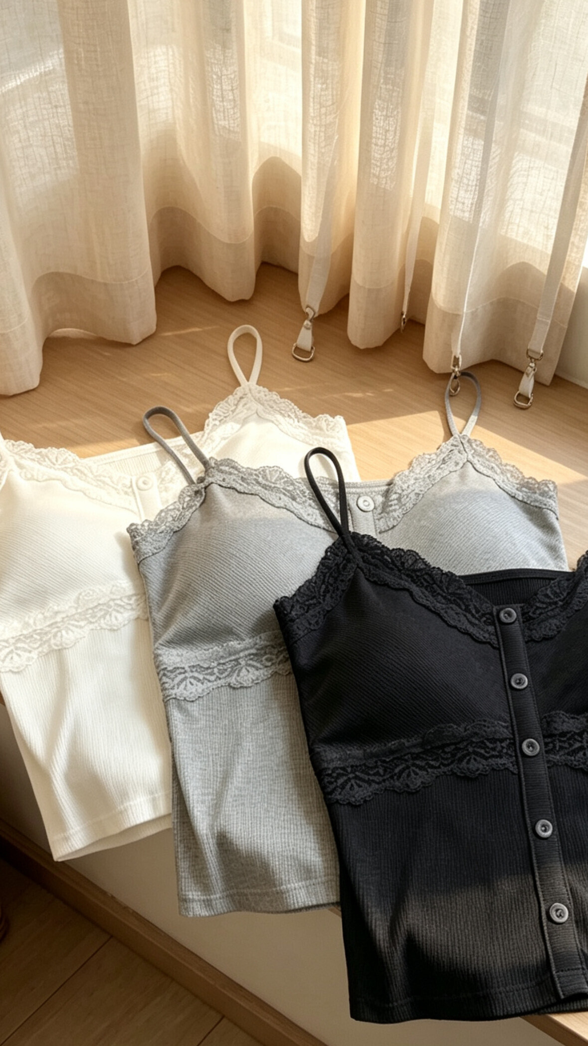 V領lace bra top
