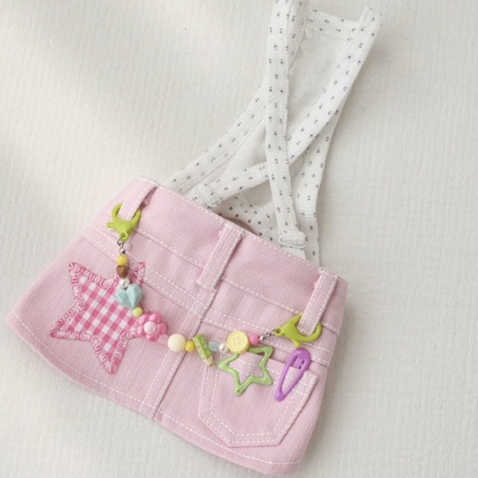 Candy Pop Overall Skirt 糖果汽水吊帶裙 Berry Pink｜莓果粉 It’s