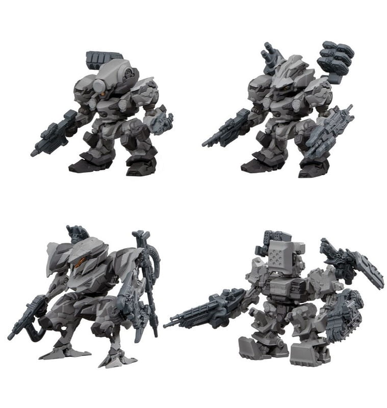 預購26/10 BANDAI 代理版 盒玩 機戰傭兵VI 境界天火 改裝收藏集 Vol.01 基本配色套組