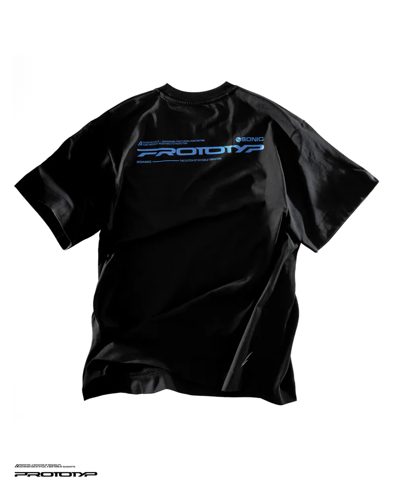 PROTOTYP｜PTP-26S-GT-003 SONIC Logo Shirt "Black"