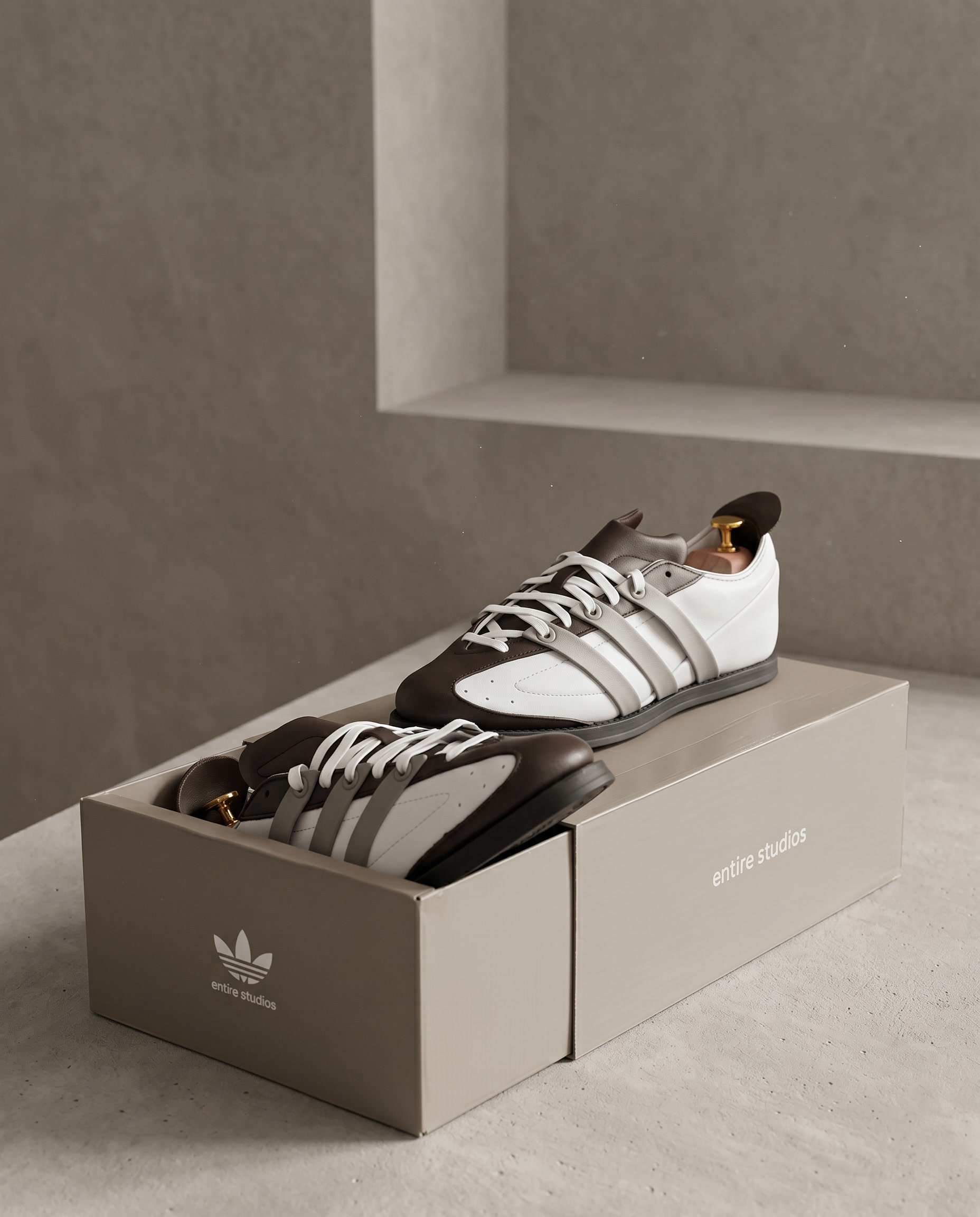 【Focus Store】預購 Entire Studio x Adidas Ace "Chalky Brown Core Black" 白灰黑 KJ8906