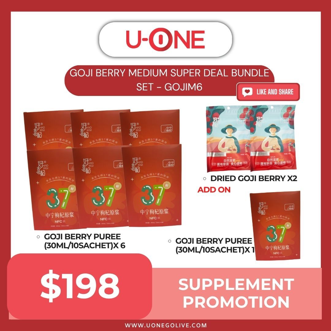 GOJI BERRY MEDIUM SUPER DEAL BUNDLE SET - GOJIM6