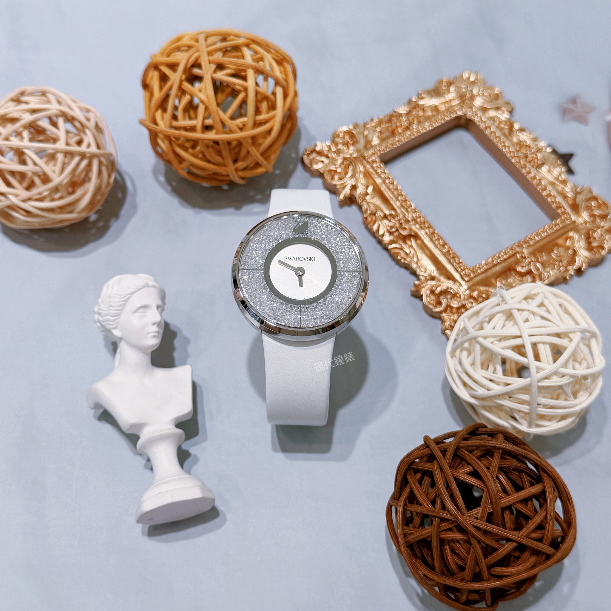 【SWAROVSKI施華洛世奇】施華洛世奇璀璨女腕錶1135989 39mm 現代鐘錶
