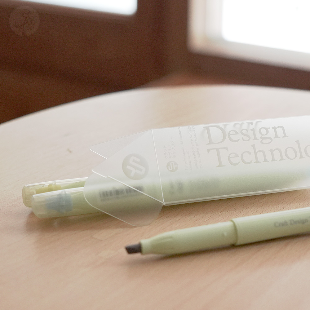 CDT 低彩度螢光 Frixion 螢光筆 - Craft Design Technology