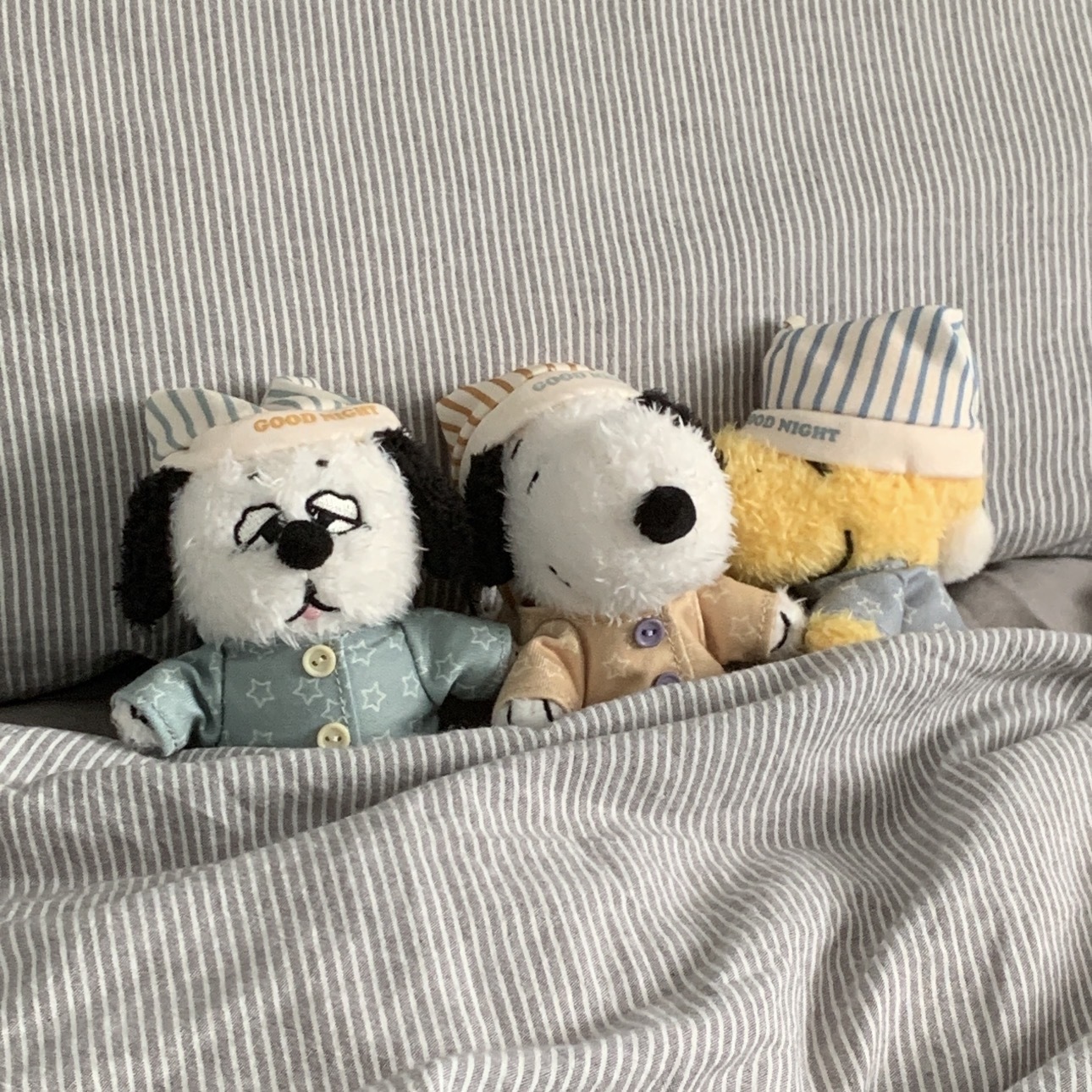 PEANUTS 史努比家族 好夢系列 星星睡衣 絨毛吊飾 奧拉夫