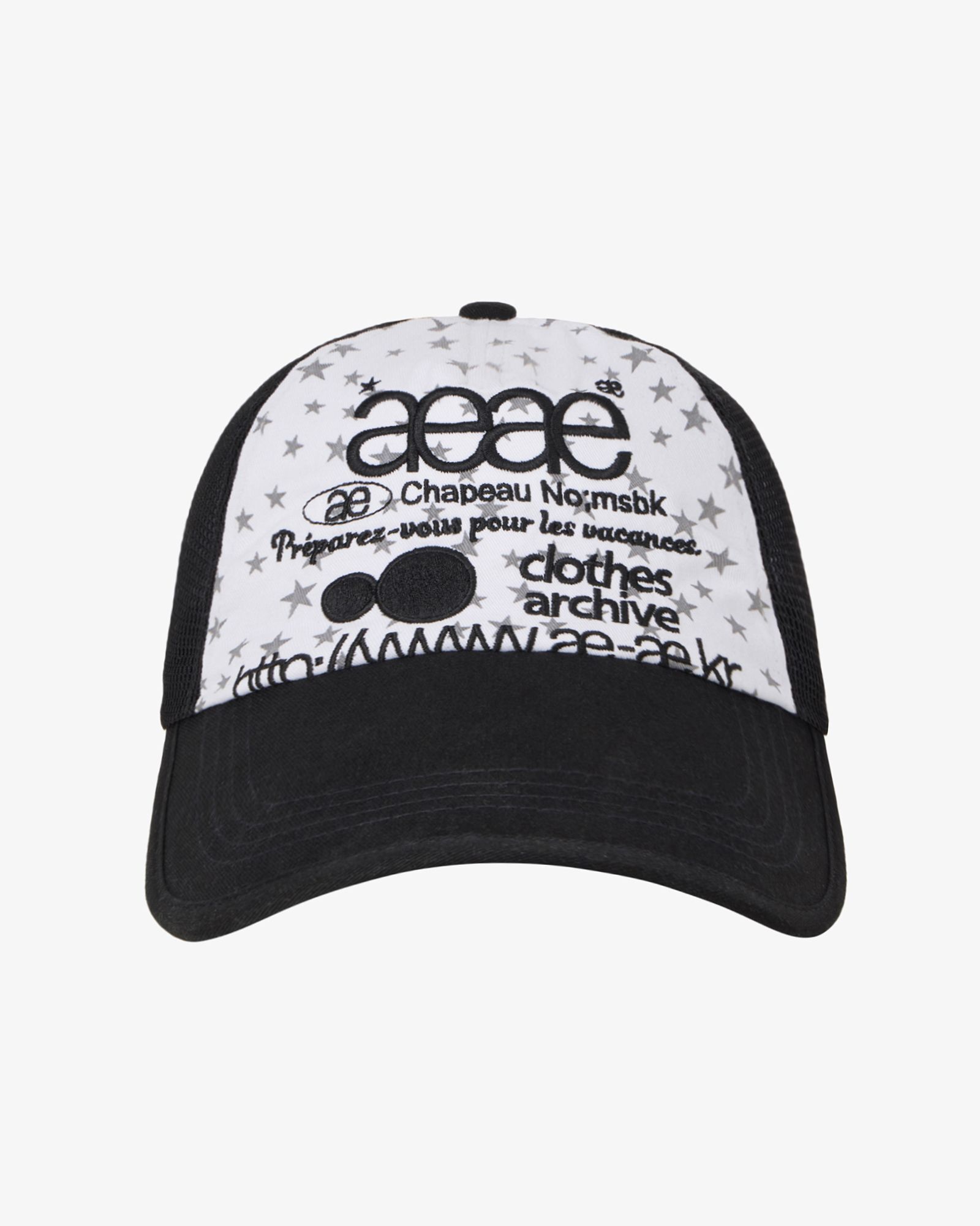 AEAE 星形網眼老帽 黑色 AE45SUCA006BLK