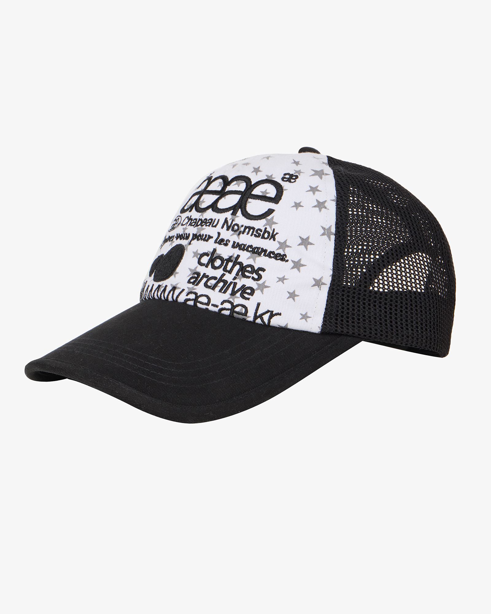 AEAE 星形網眼老帽 黑色 AE45SUCA006BLK
