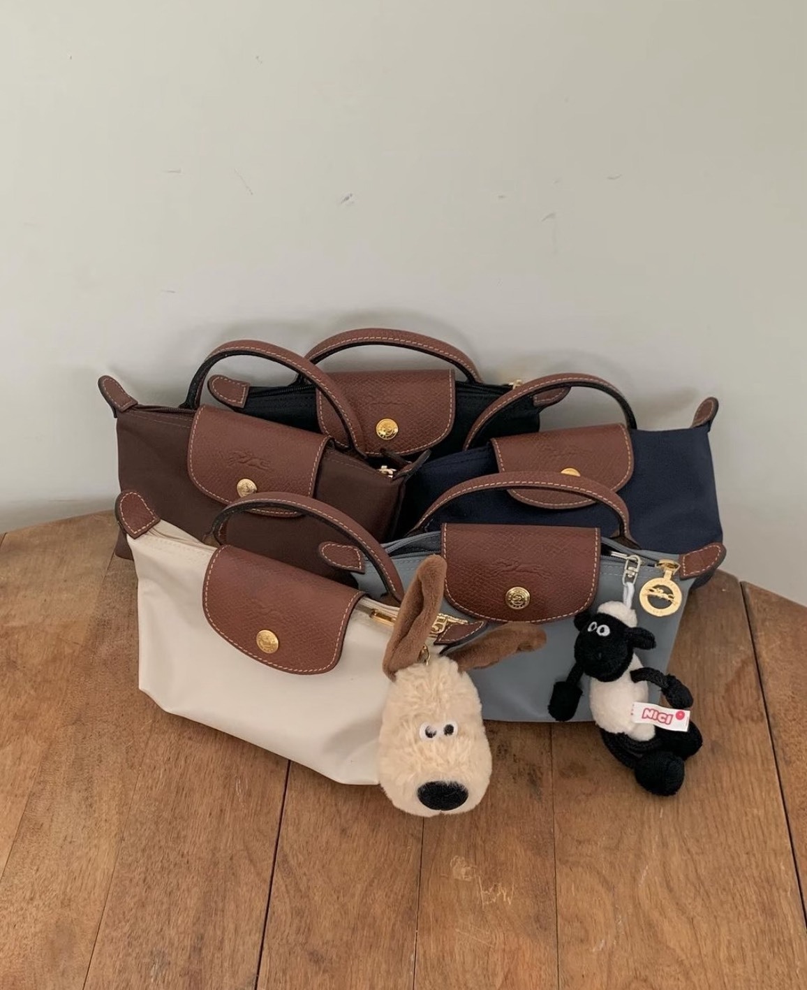 <萬用精靈包🧚🏿>Longchamp Le Pliage 迷你尼龍水餃包 / 附提把化妝包 8色