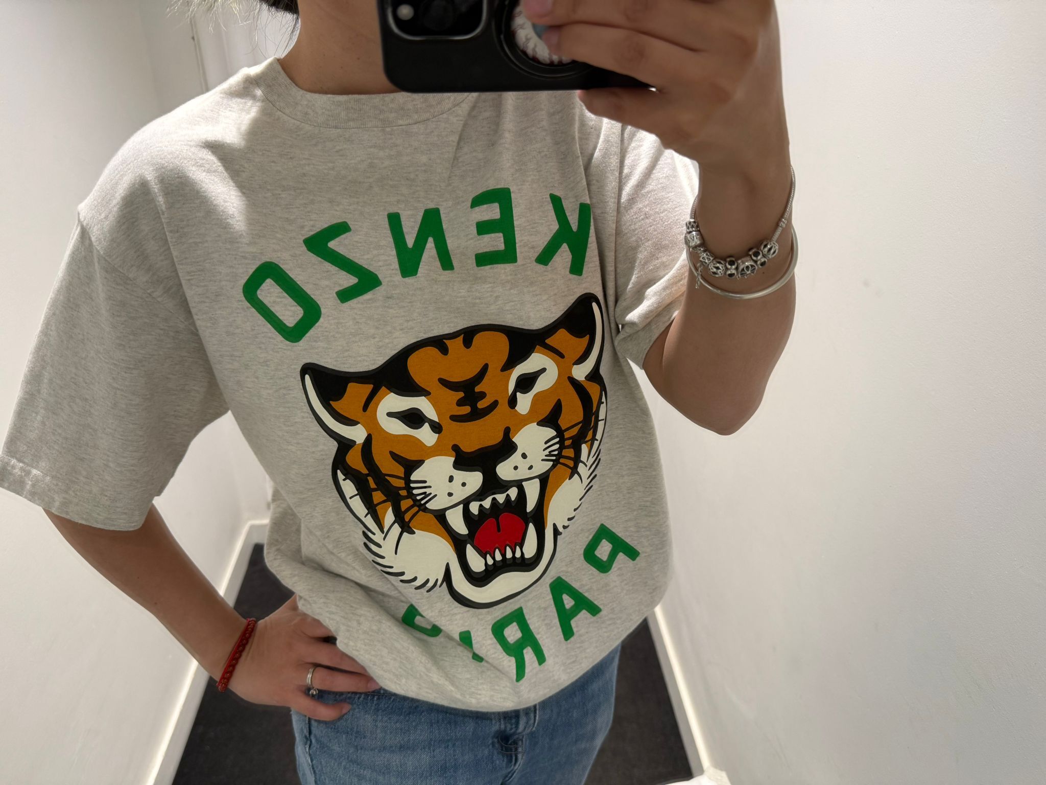 LYS01808 Kenzo 老虎頭寬鬆剪裁Tee