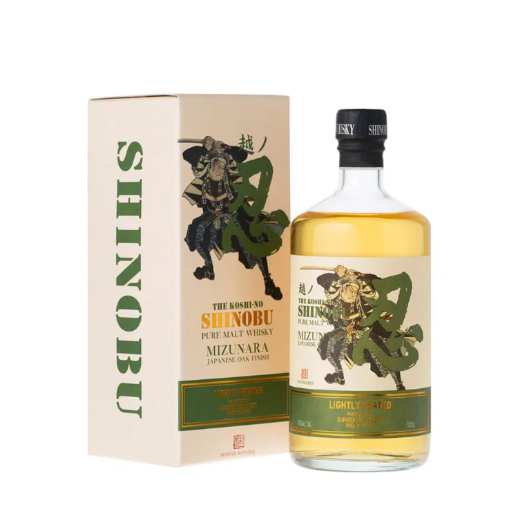 Koshi-No Shinobu Pure Malt Lightly Peated Mizunara Japanese Oak Finish 700ml