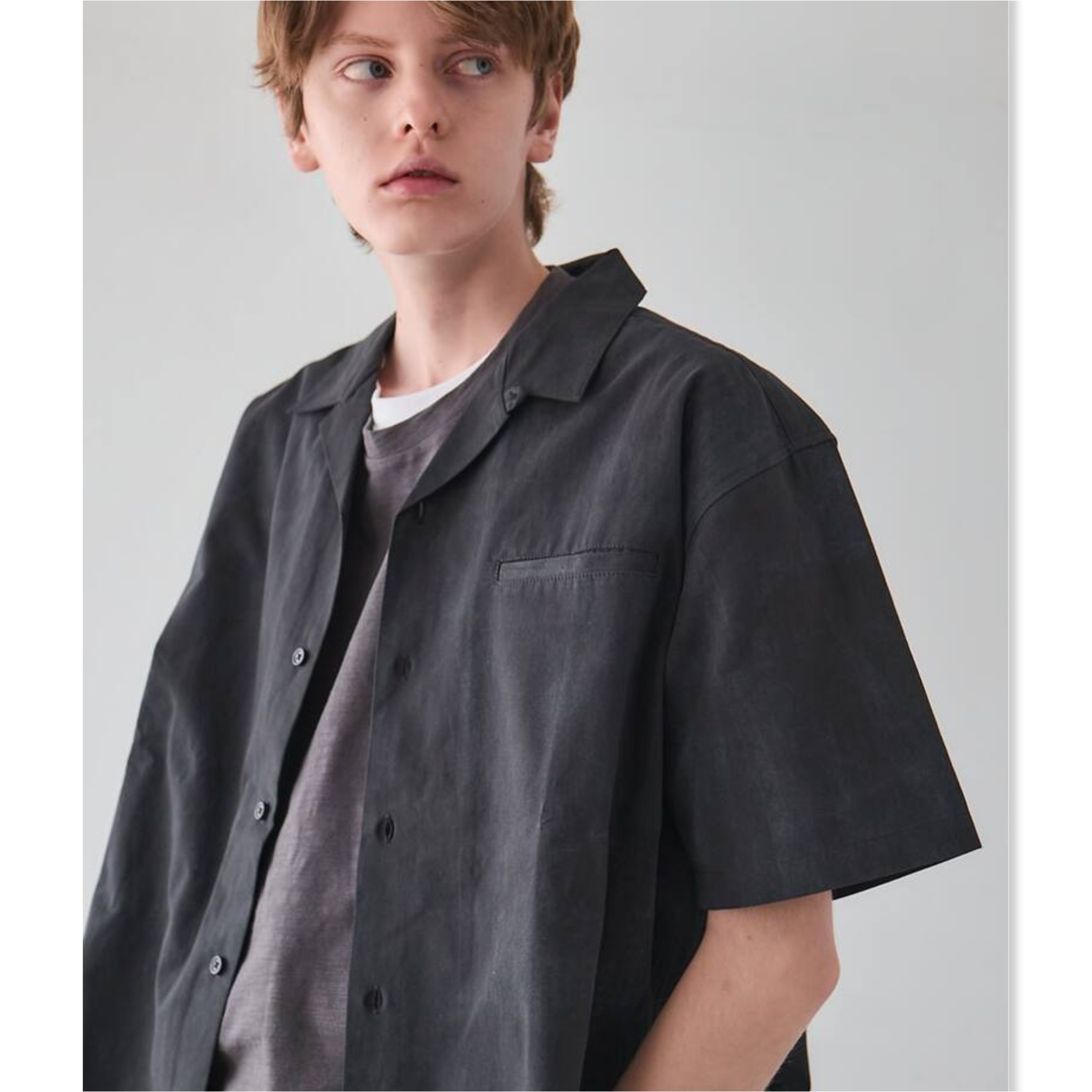 2026SS 417 EDIFICE OSKR Open Collar Graphic Print S/S Shirt 短袖 水洗 襯衫 現貨 OS2601-403