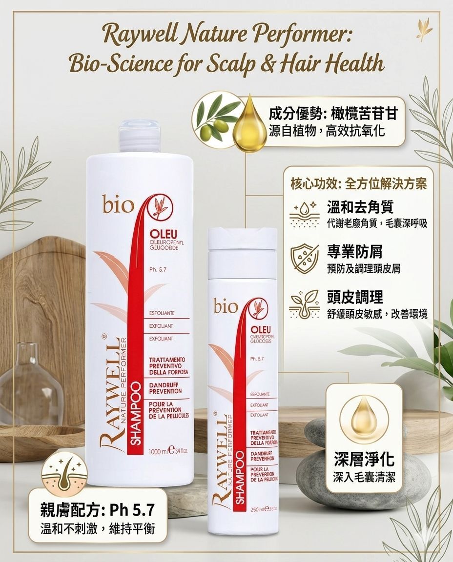 Raywell OLEU Dandruff Prevention Shampoo 1000ml