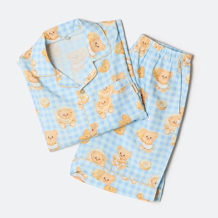 韓國代購｜SPAO x Butter Bear 短袖睡衣套裝 (2 Colours)