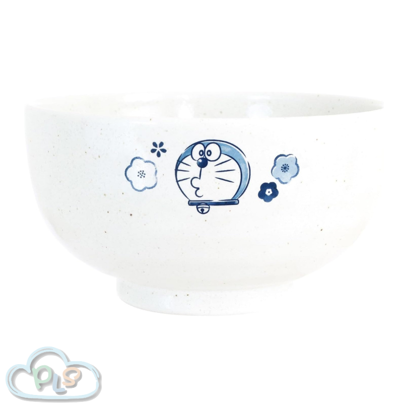 現貨 日式大拉麵碗/丼飯碗 多啦A夢 梅花圖案 白色 #23017-1