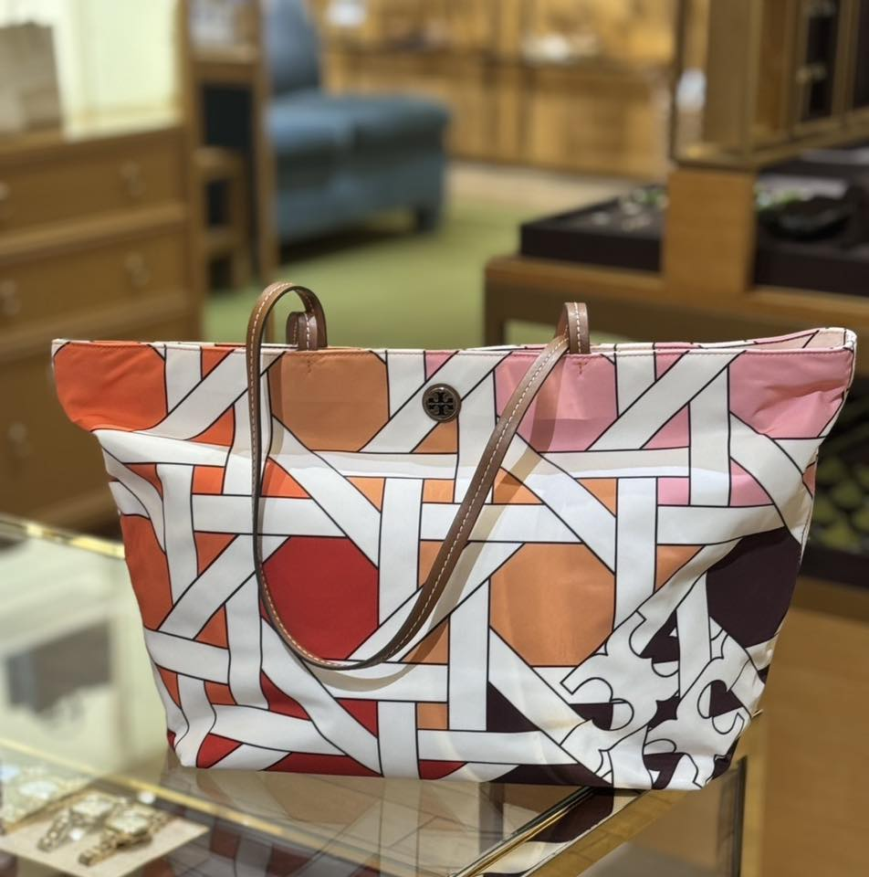 【預購】Tory Burch H0523144 尼龍印花托特包