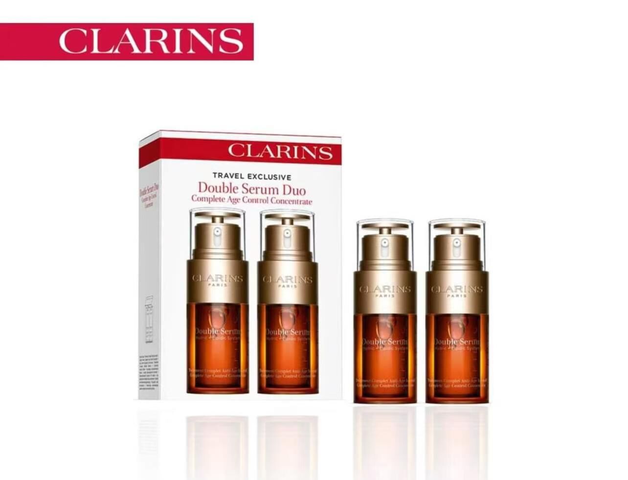 【預購】Clarins H0523203 黃金雙萃煥活雙精華 (Double Serum 30ml Duo) 雙瓶裝套組