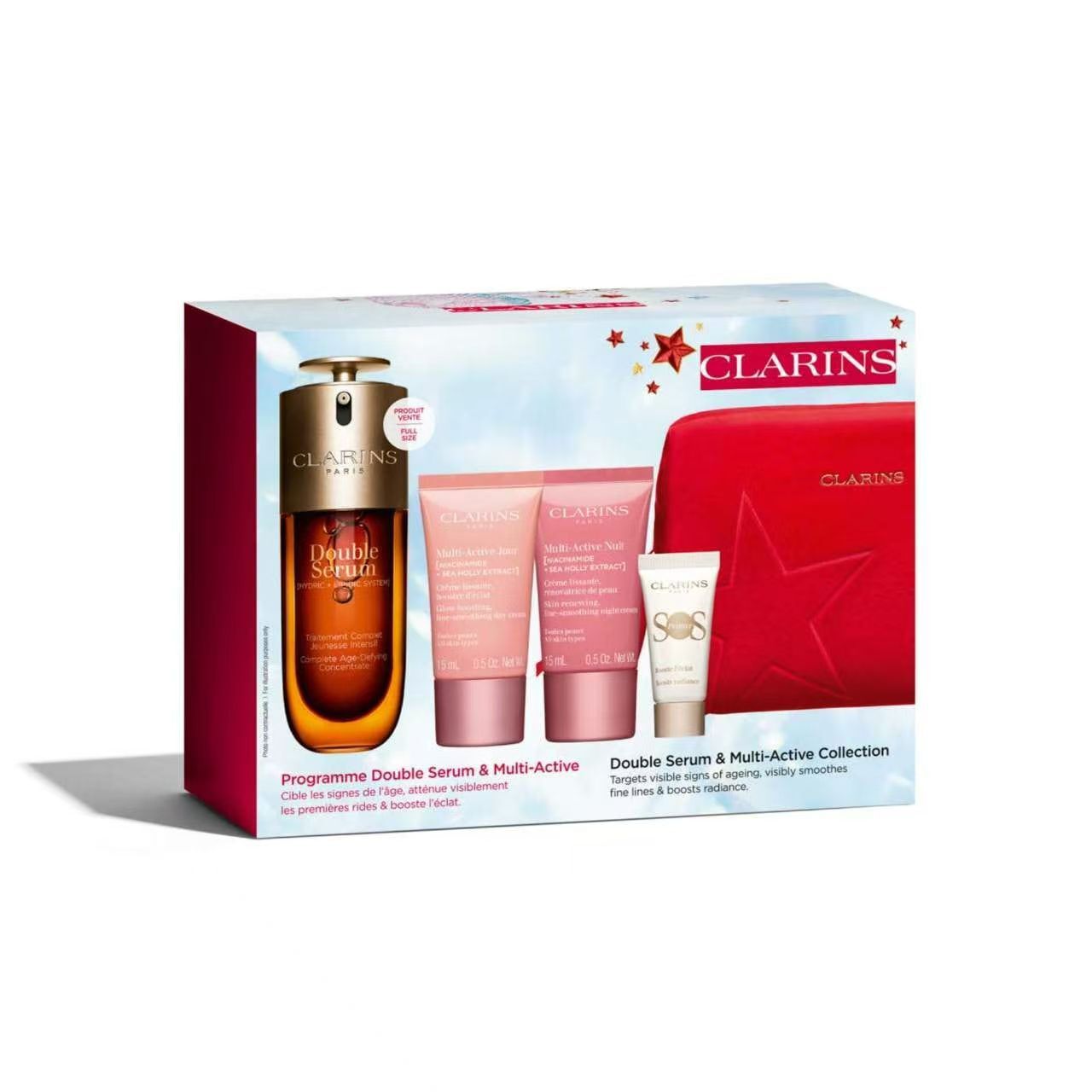 【預購】Clarins H0523204 賦活雙精華與煥顏緊緻系列禮盒