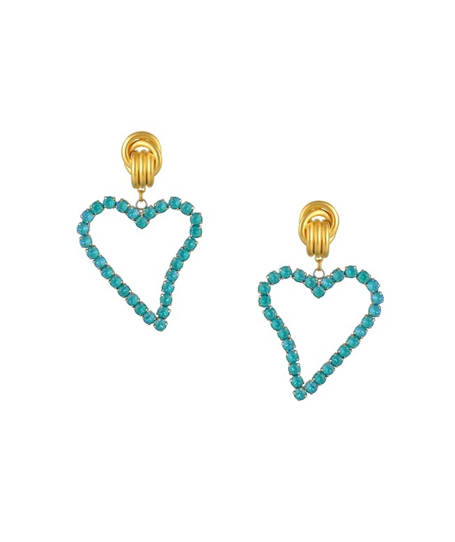 1MY0524-043 [MAYOL] All Of My Heart Mini Earrings  #CC43 (EU)