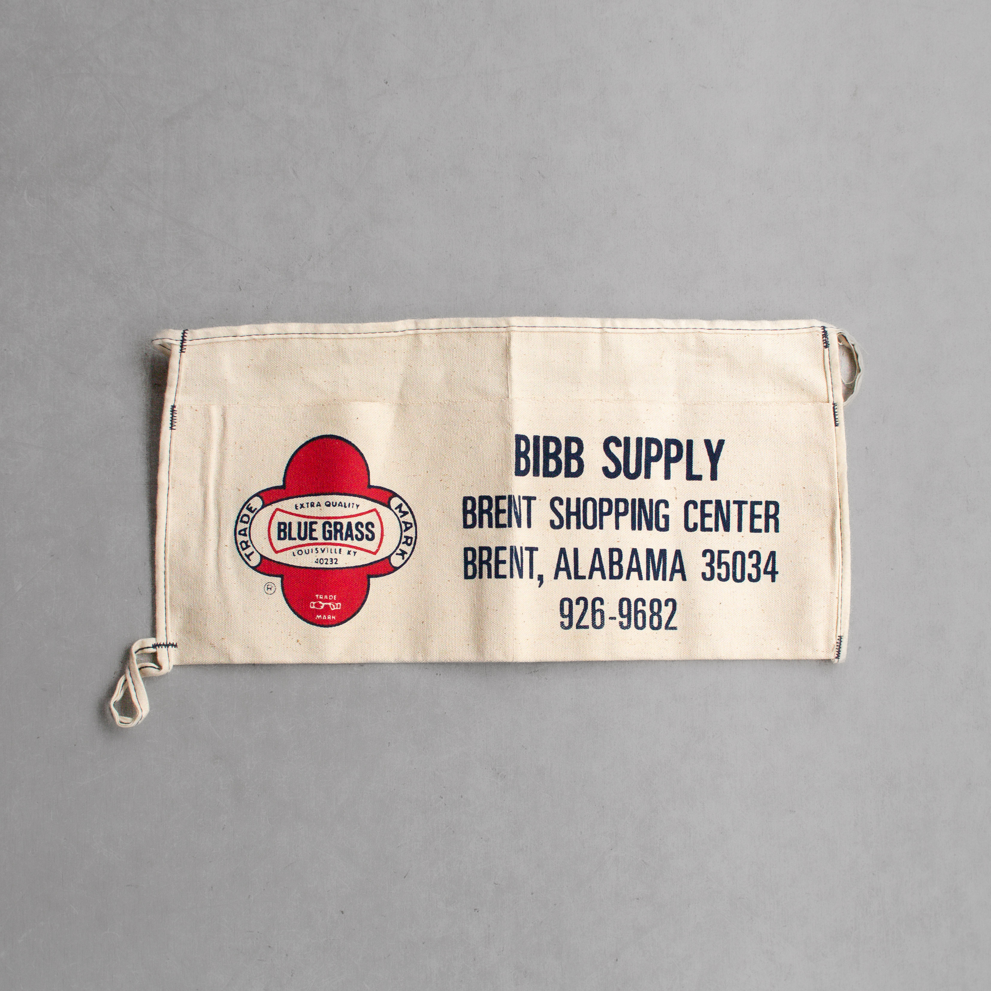 VINTAGE CANVAS WORK APRON 美國 米白 帆布 工作 短圍裙 斜背包