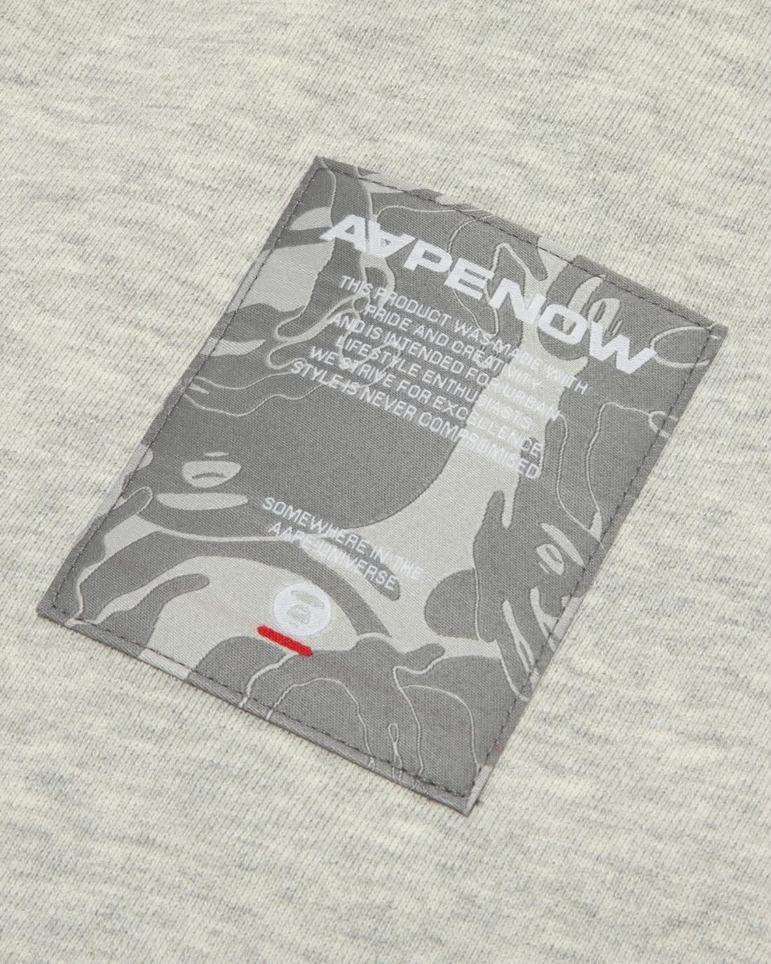 AAPE 猿人徽章 字母印花 連帽外套 AAPSWMB327XAN