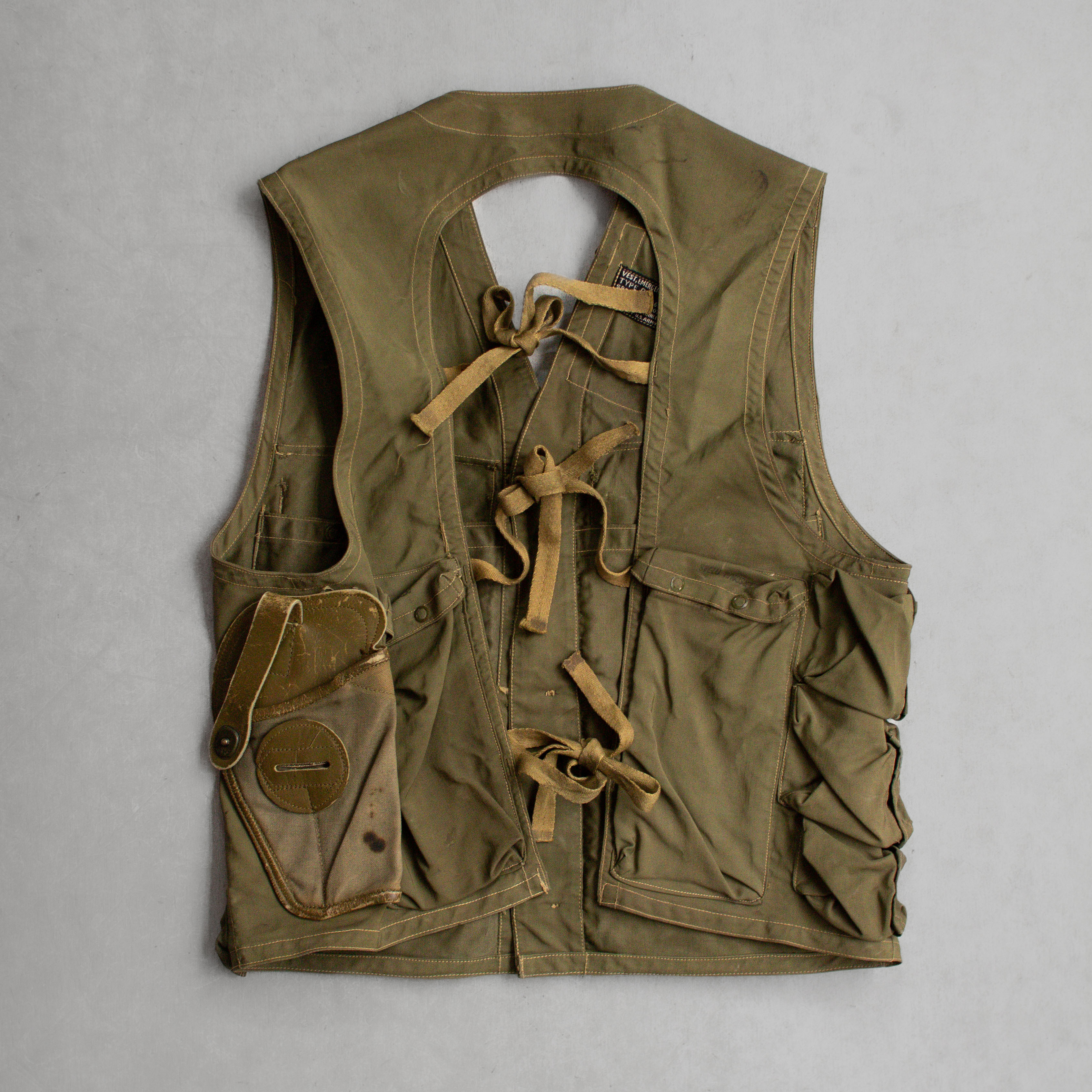 40S USAAF C1 VEST 美軍 空軍 公發 軍綠 戰術 綁帶 背心