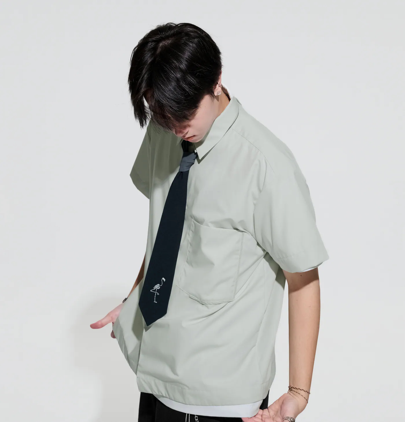 MELSIGN｜Work Mode Shirt (L-Gray)