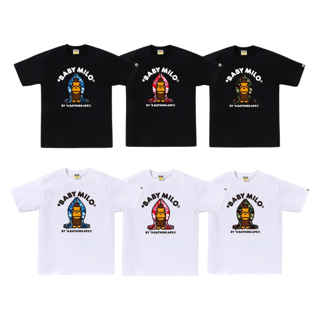 2026SS A BATHING APE BAPE ABC CAMO BABY MILO HOODIE 小猴子穿鯊魚外套 迷彩 短T 現貨 2M30110005