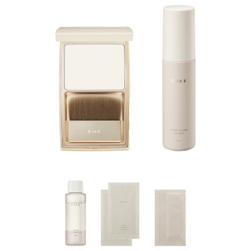 [限定] RMK Silk Fit Setting Powder & Conditioning Fix Mist Set 絲漾柔紗定妝蜜粉 & 輕感保濕定妝噴霧組合