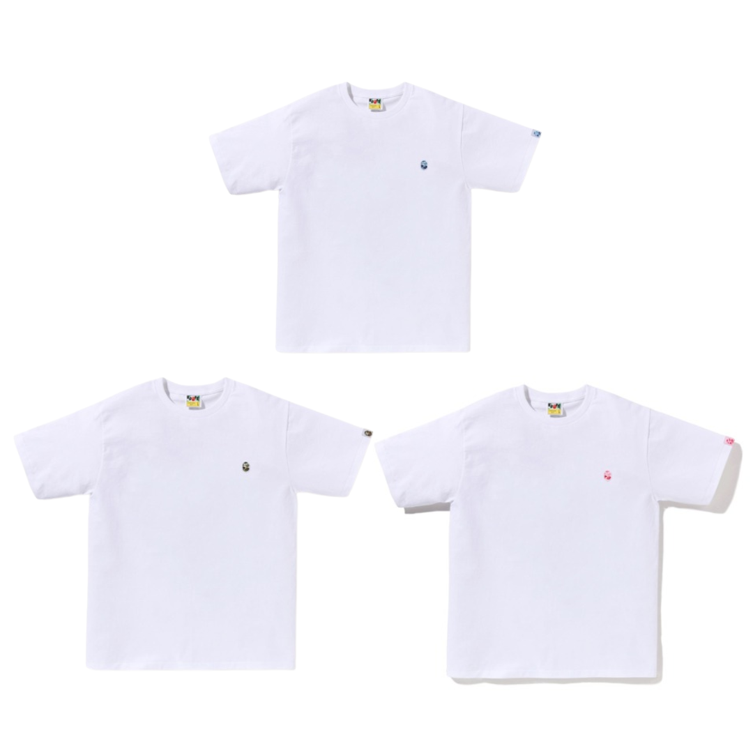 2026SS A BATHING APE BAPE ABC CAMO ONE POINT TEE 小頭 胸口 刺繡 短T 現貨 1M30110012