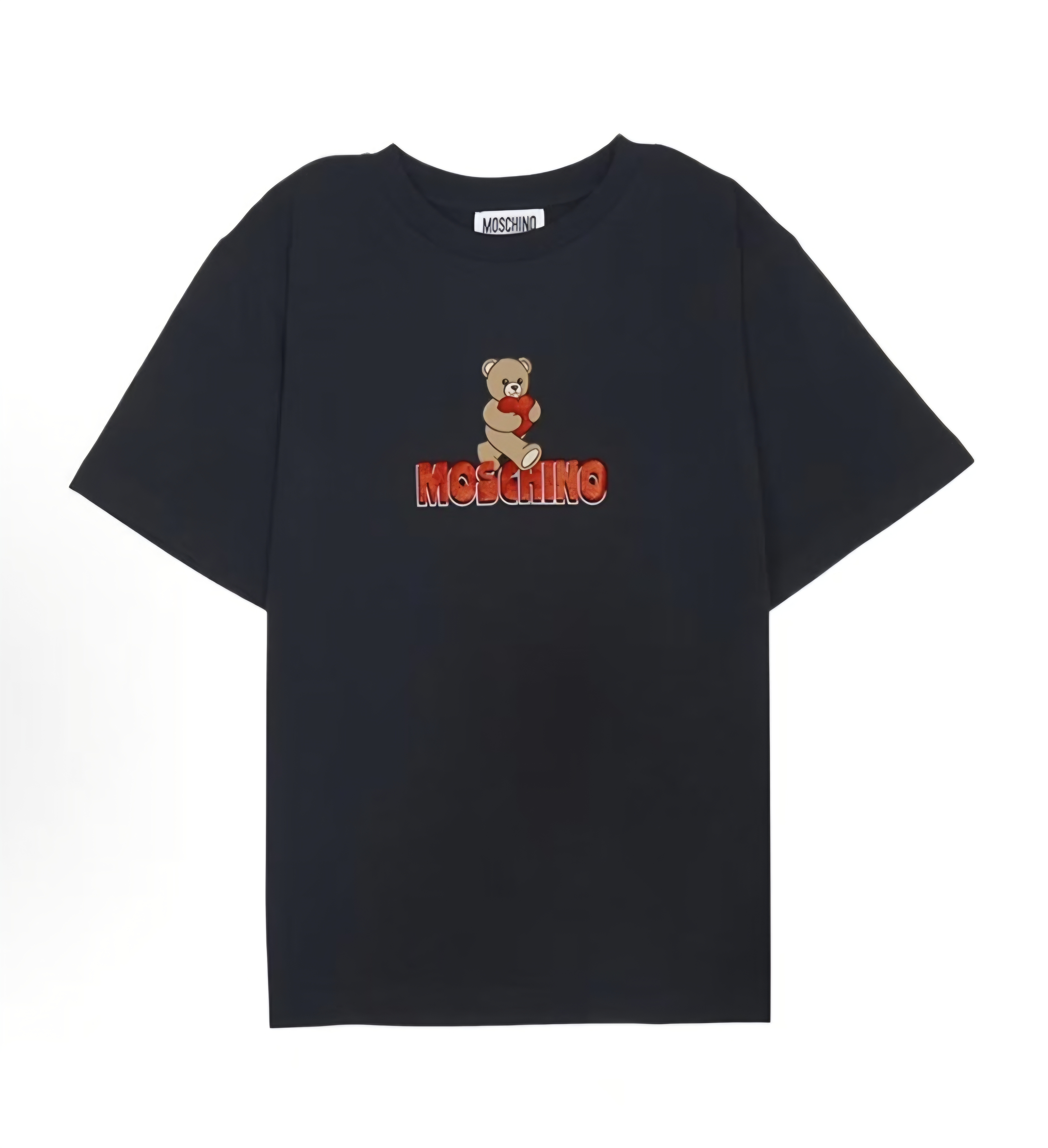 MOSCHINO KIDS 熊仔抱心印花 Tee