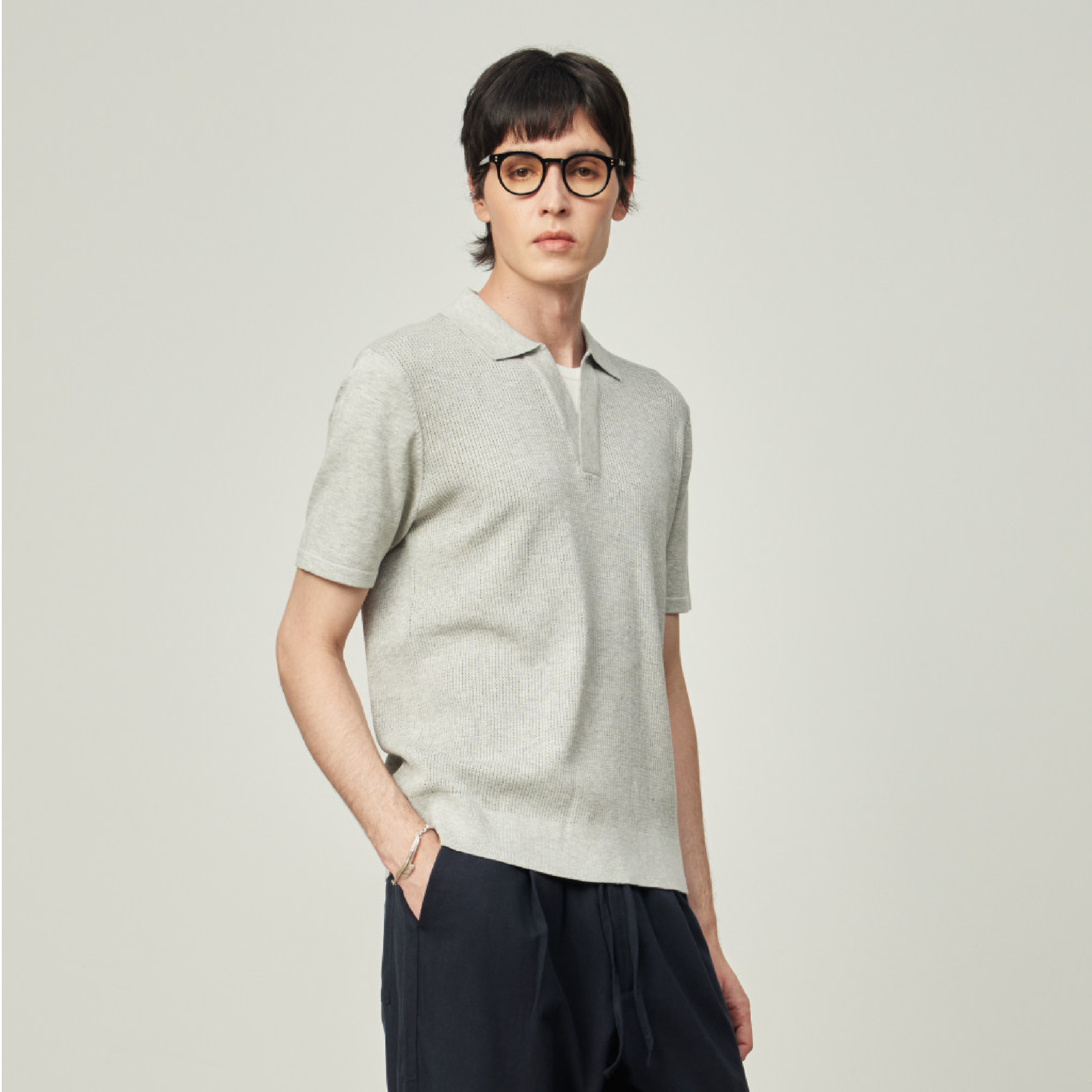 Nord Classic Layered Polo Shirts 雙層Polo領 短Tee [M007]