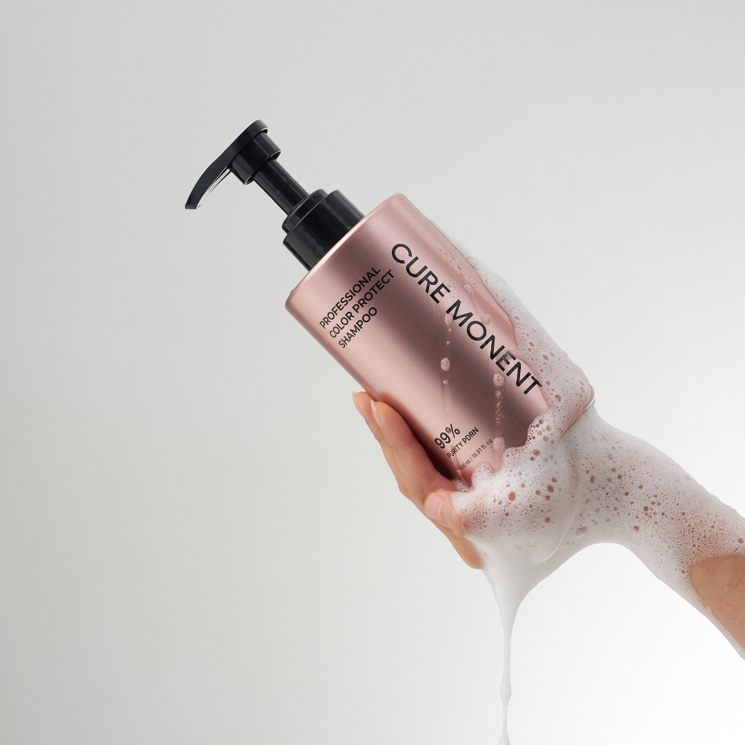 【入LIVECODE一件減至$238😱🔥！】【韓國知名星級彩妝師！宣德院長出品😍】【CURE MONENT】Professional Color Protect Shampoo 500ml \送專業頭皮洗髮水SAMPLEx2/