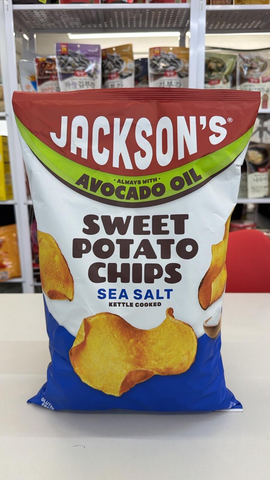 TC16 JACKSON'S牛油果油海鹽味甜薯片454G **到期日2026年11月