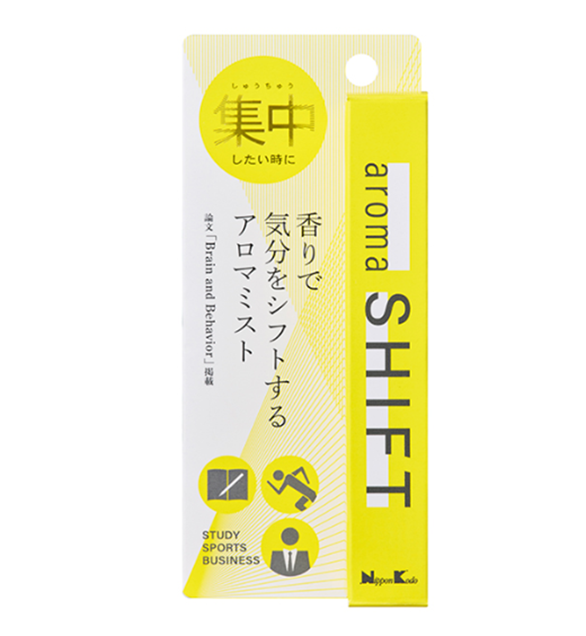 AE041【日本香堂】Aroma Shift 檸檬檀香專注噴霧 14ml