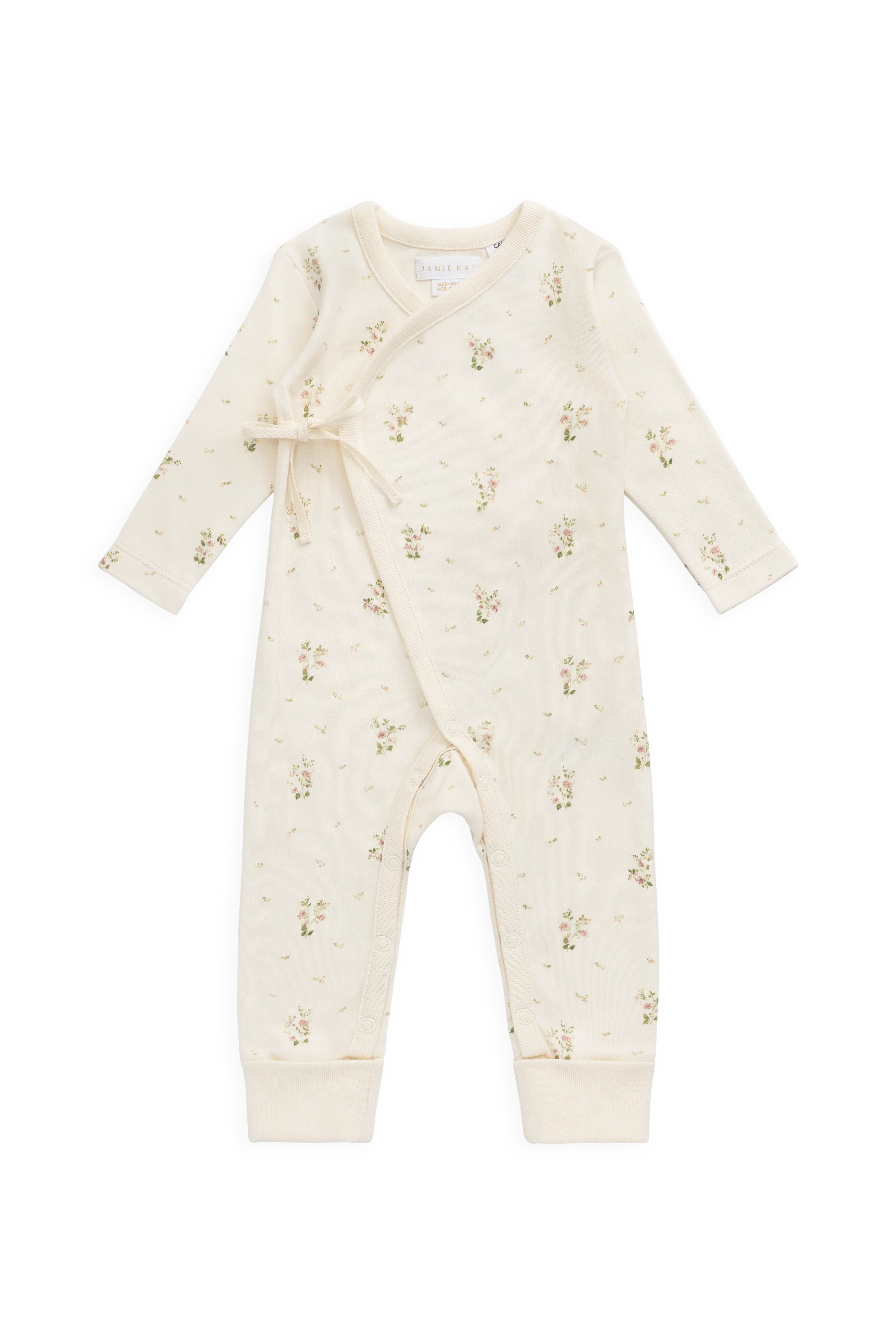【預購】JAMIE KAY -Organic Cotton Estelle Onepiece ( Josepha Egret Small)