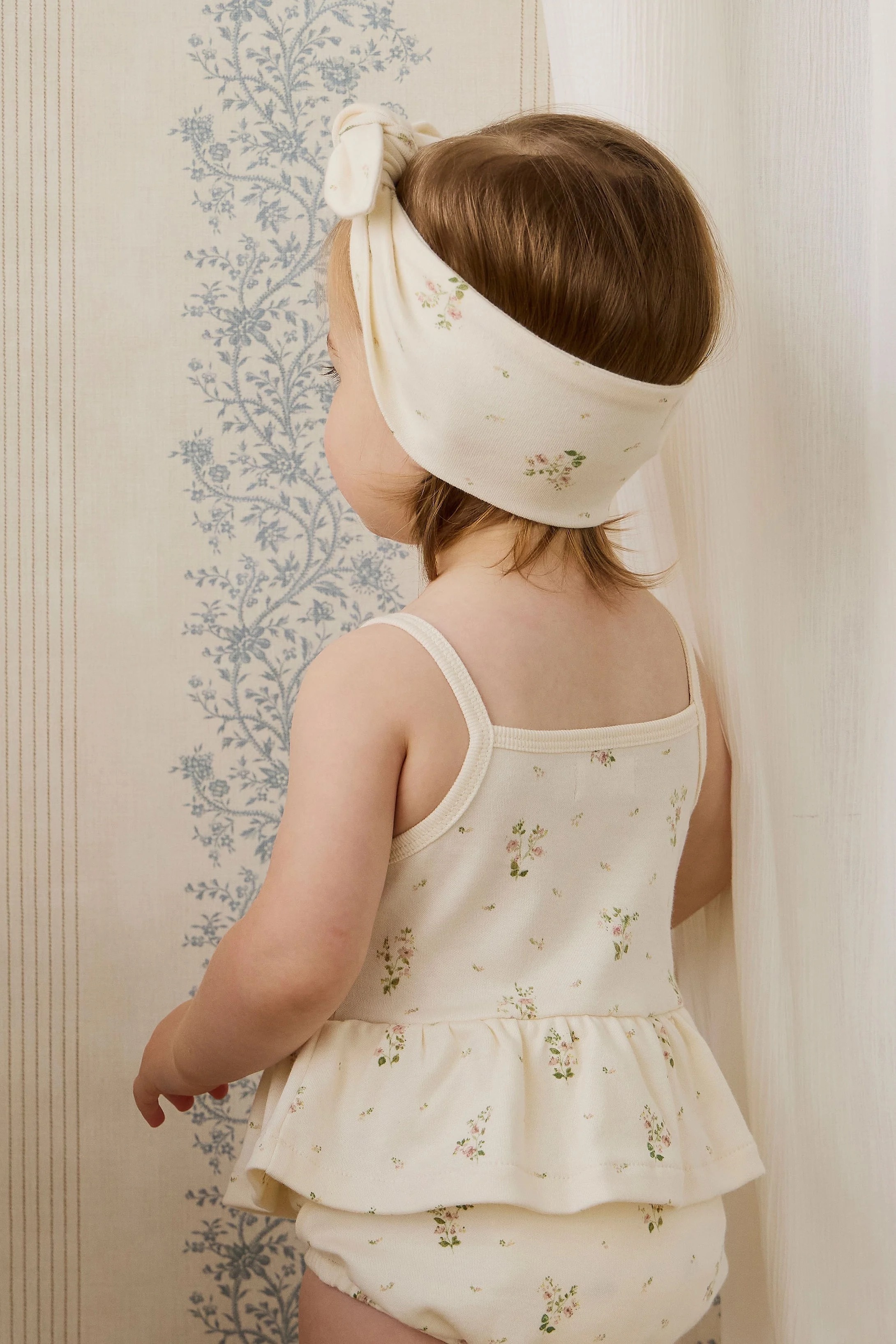 【預購】JAMIE KAY -Organic Cotton Astra Playsuit (Josepha Egret Small)