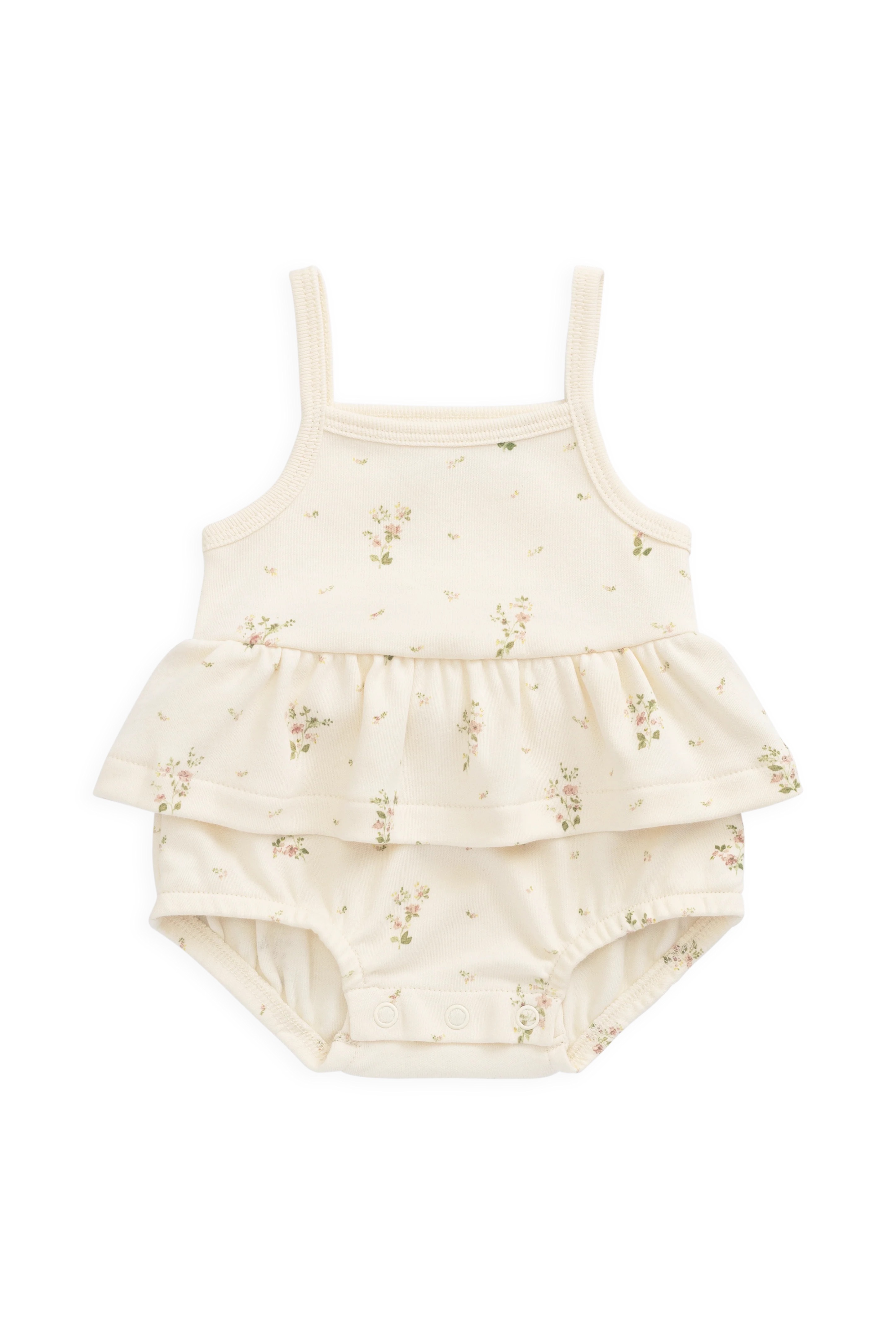 【預購】JAMIE KAY -Organic Cotton Astra Playsuit (Josepha Egret Small)