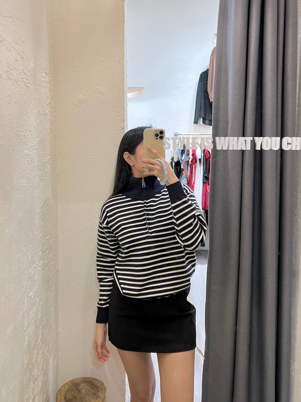 Stripe Long Sleeve Knit