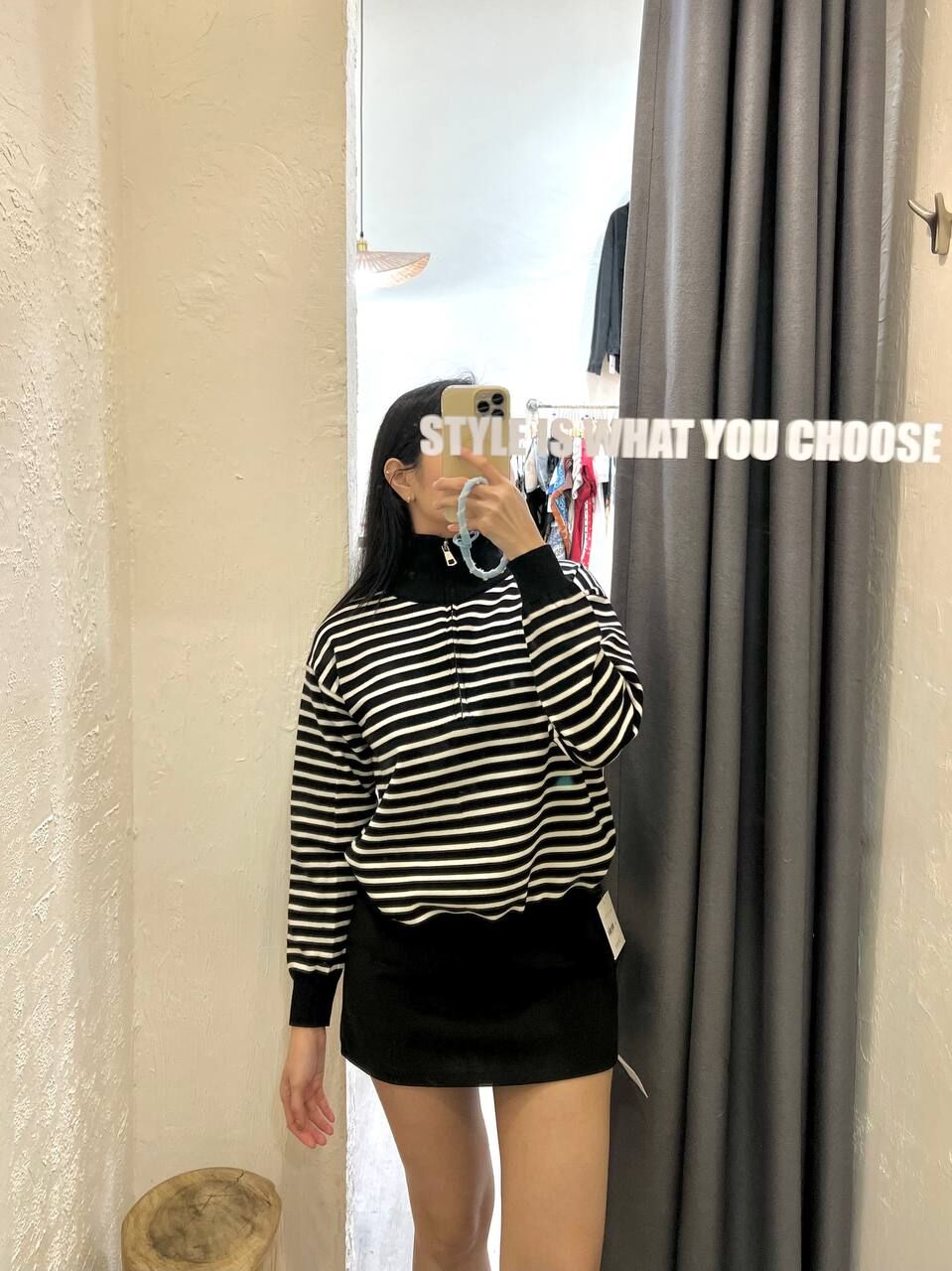 Stripe Long Sleeve Knit