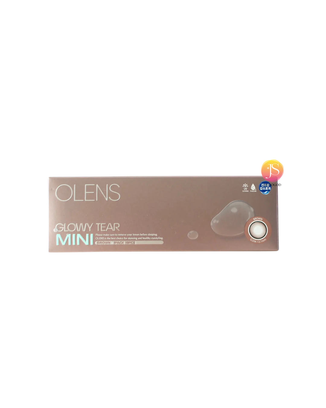 OLENS Glowy Tear MINI 1 day (Brown)(10片)