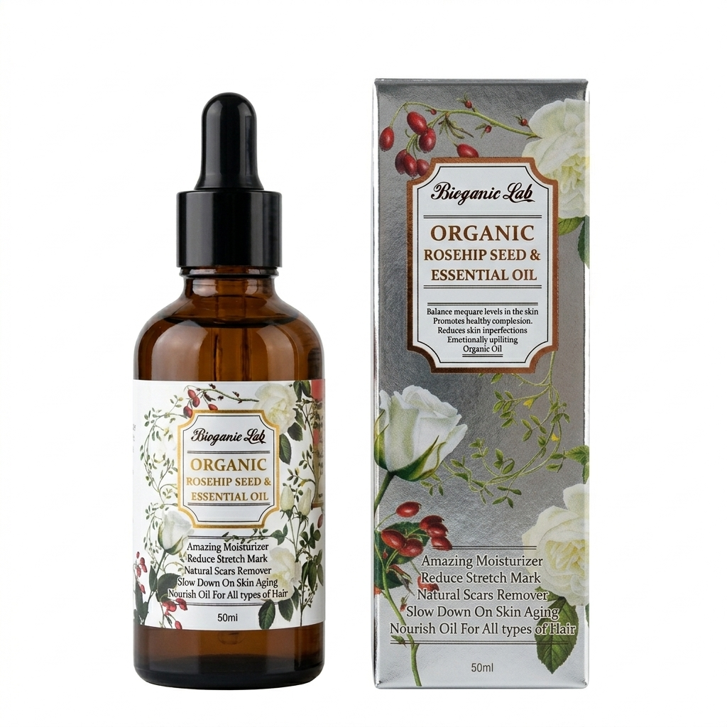 BIOGANIC LAB Rosehip Seed & Essential Oil 50ml