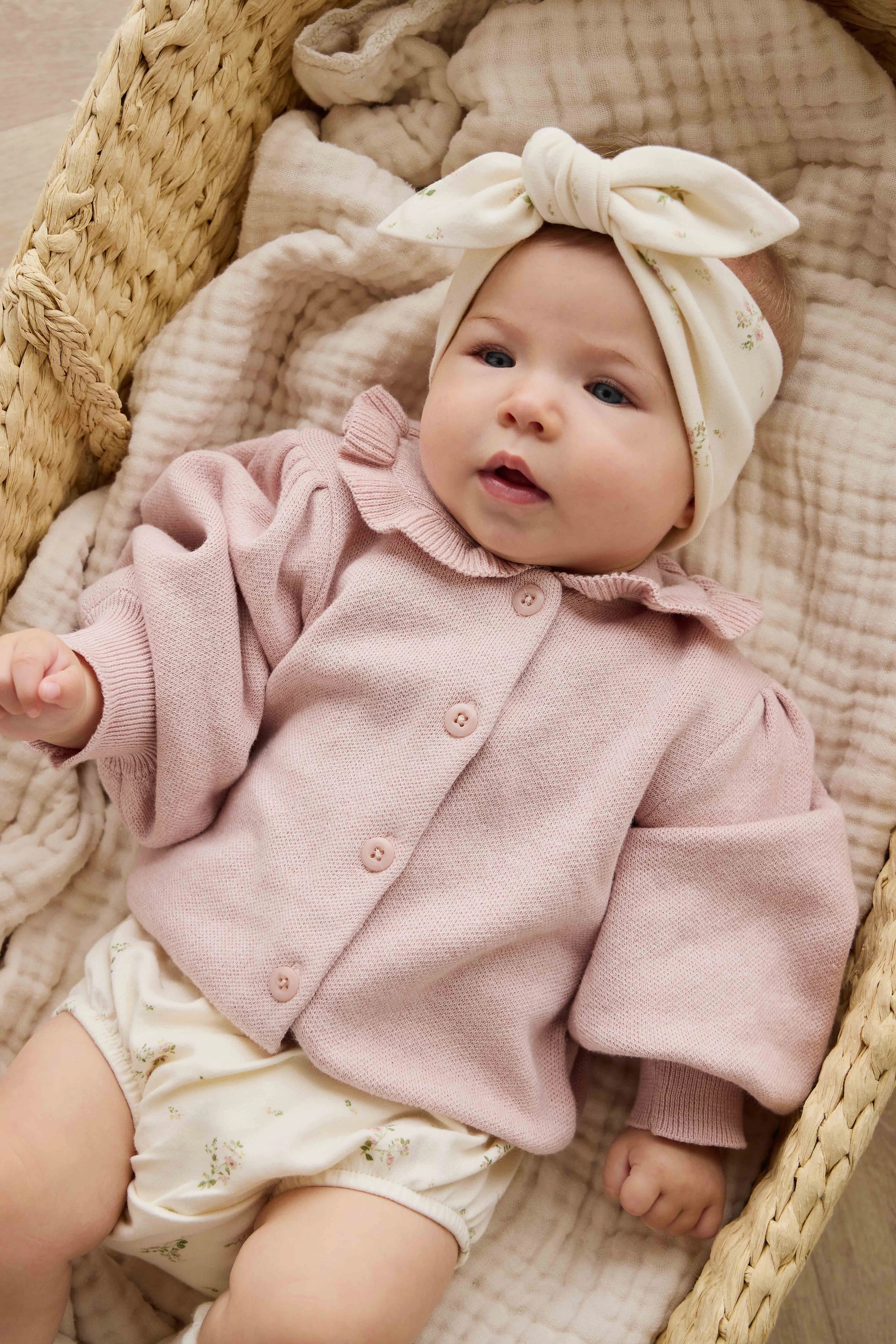 【預購】JAMIE KAY -Organic Cotton Classic Bloomer (Josepha Egret Small)