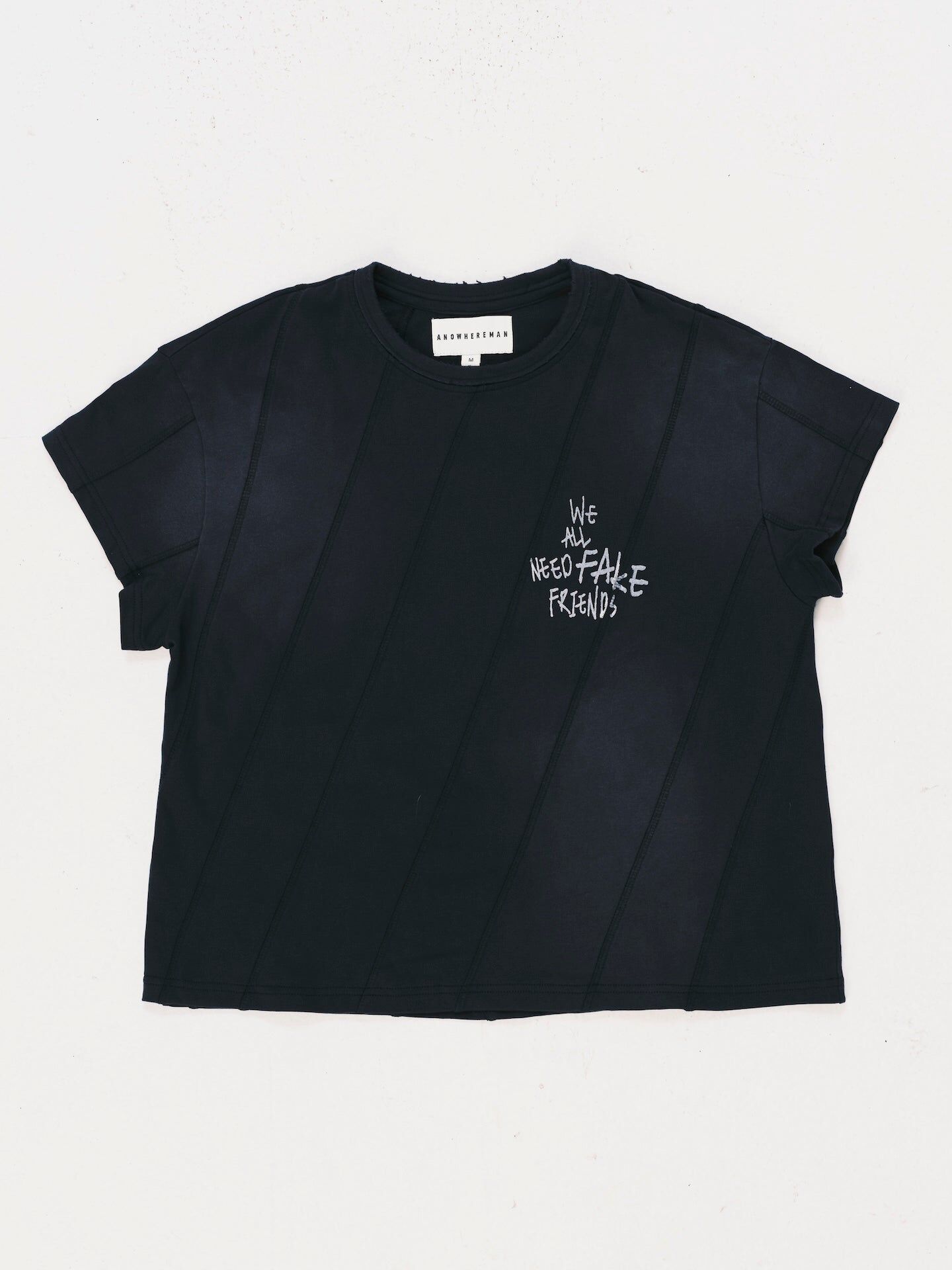 ANOWHEREMAN｜Print Muscle Tee (Navy)