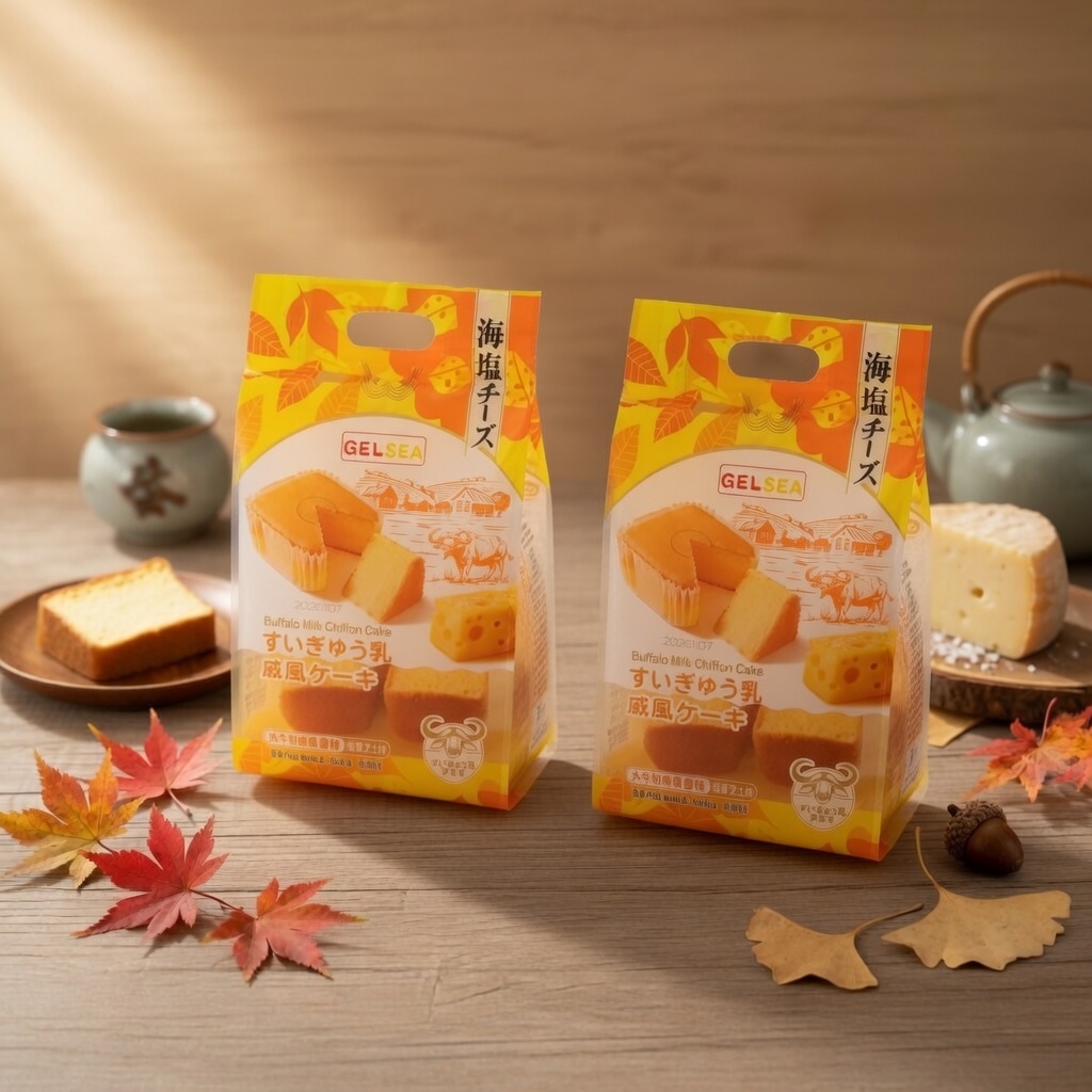 水牛奶戚風蛋糕(海鹽芝士味) 210G X 2