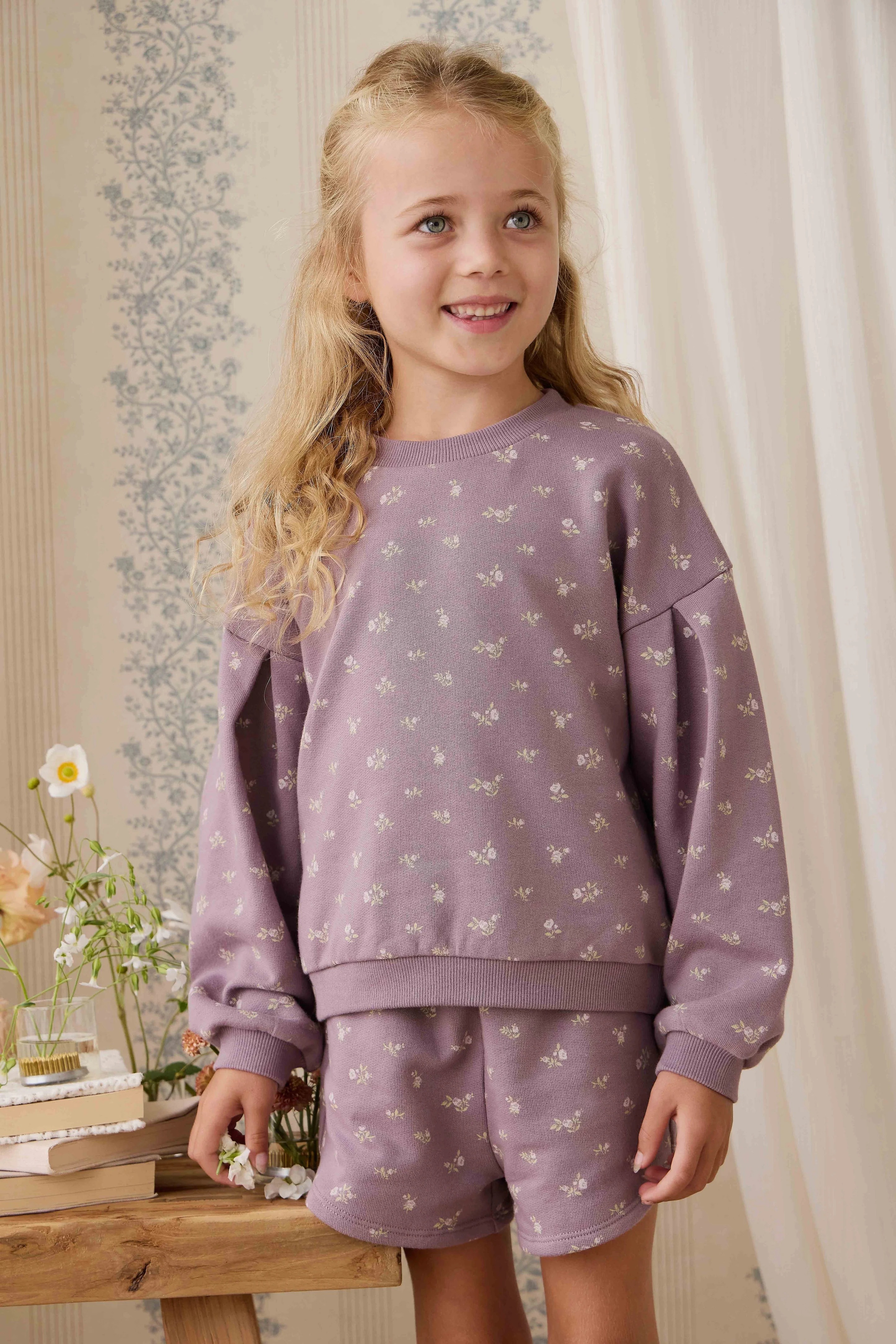 【預購】JAMIE KAY -Organic Cotton Etta Short (Isla Plum)