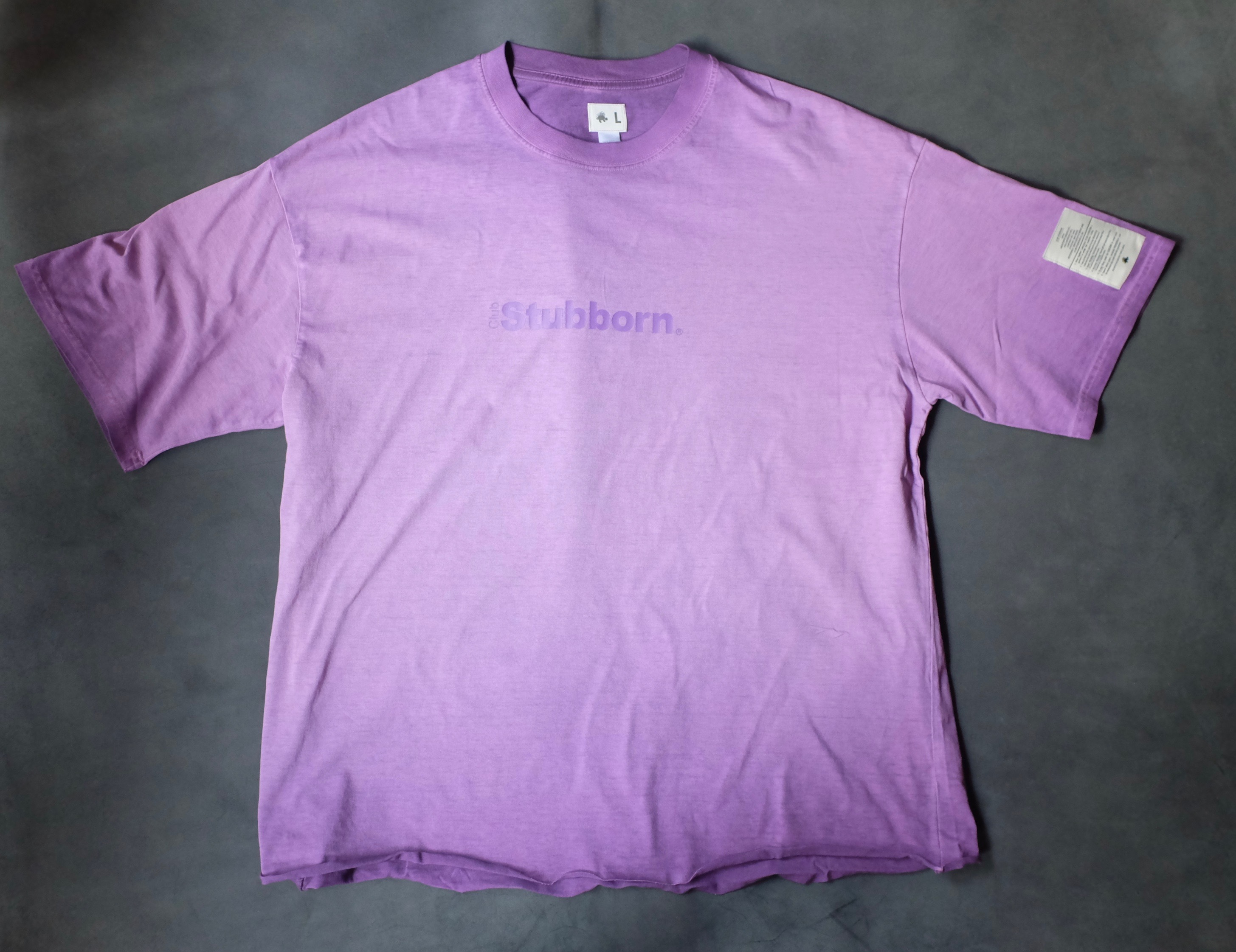 Club Stubborn  The Brand Name Tee / Purple